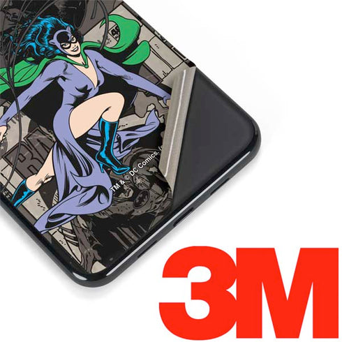 DC Comics Catwoman Vintage Action Pose Pattern Google Pixel 3a XL Skin